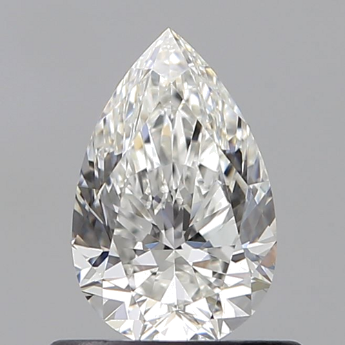 0.63 carat F-VS1 Natūralus Pear Deimantas (1)