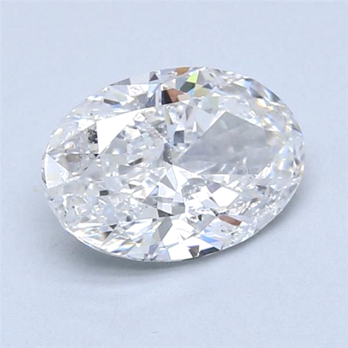 1.5 carat F-SI2 Natūralus Oval Deimantas (1)