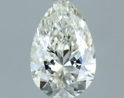 0.54 carat I-IF Natūralus Pear Deimantas (1)
