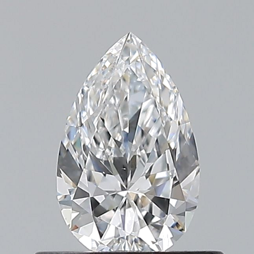 0.5 carat E-VS2 Natūralus Pear Deimantas (1)
