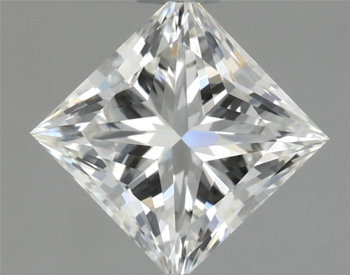 0.61 carat I-VVS1 Natūralus Princess Deimantas (1)