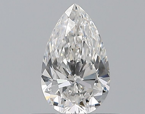0.5 carat E-SI1 Natūralus Pear Deimantas (1)