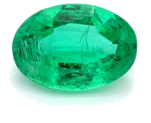 0.43 carat GREEN Oval Smaragdas (1)