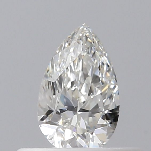 0.3 carat G-VS2 Natūralus Pear Deimantas (1)