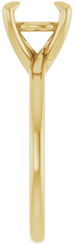 Sužadėtuvių Žiedas 14k yellow gold Round 8mm (4)
