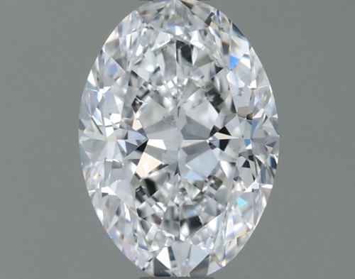 0.6 carat E-SI2 Natūralus Oval Deimantas (1)
