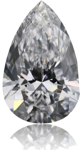 0.51 carat D-VVS1 Natūralus Pear Deimantas (1)