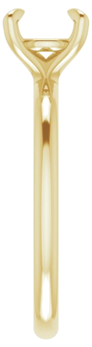 Sužadėtuvių Žiedas „Solitaire“ 18k yellow gold Round 7mm (4)