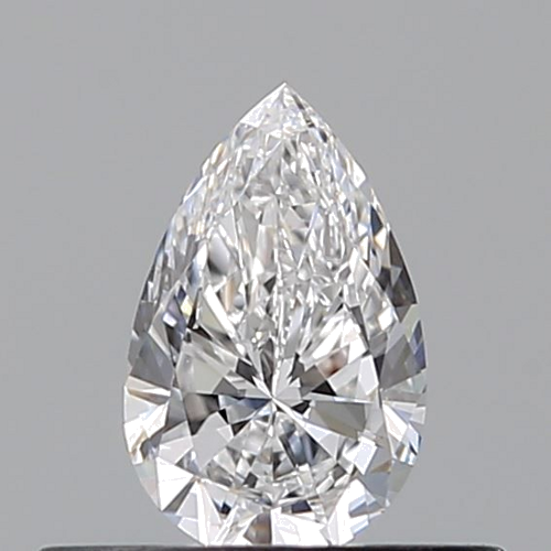 0.3 carat D-VS2 Natūralus Pear Deimantas (1)