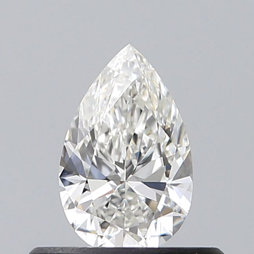 0.38 carat G-VVS2 Natūralus Pear Deimantas (1)