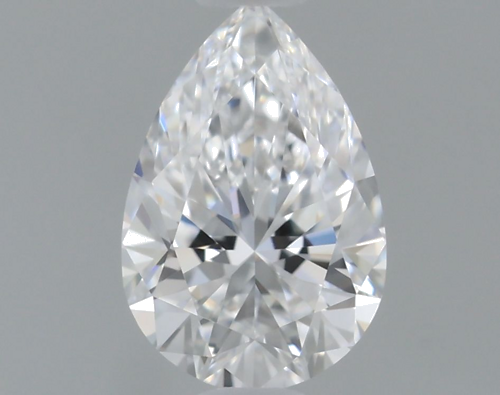 0.33 carat D-VVS1 Natūralus Pear Deimantas (1)