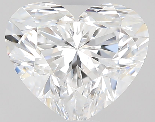 0.5 carat D-VVS2 Natūralus Heart Deimantas (1)
