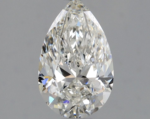 0.9 carat H-SI1 Natūralus Pear Deimantas (1)