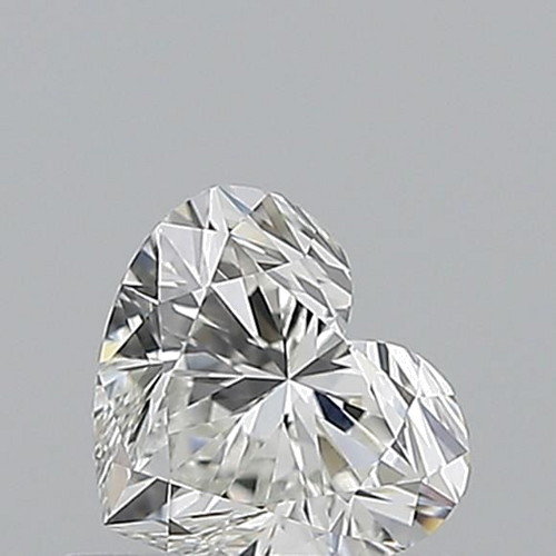 0.58 carat G-VVS1 Natūralus Heart Deimantas (1)