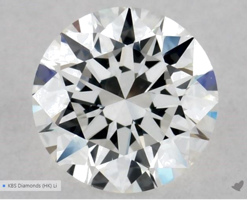 0.5 carat F-VS2 Excellent cut Natūralus Round Deimantas (1)