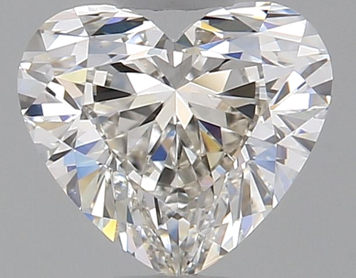0.57 carat H-VVS1 Natūralus Heart Deimantas (1)