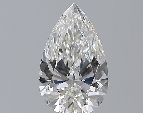 2.01 carat F-SI1 Natūralus Pear Deimantas (1)