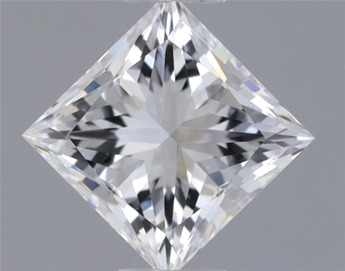 0.39 carat F-VVS2 Natūralus Princess Deimantas (1)