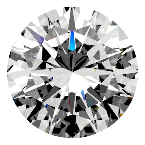 0.3 carat F-VVS2 Very Good cut Natūralus Round Deimantas (1)