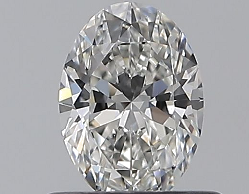 0.5 carat G-VVS2 Natūralus Oval Deimantas (1)