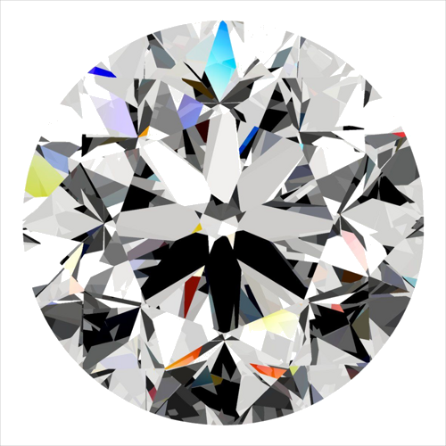 0.3 carat H-VS1 GD cut Natūralus Round Deimantas (1)