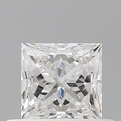 0.5 carat D-VVS2 Natūralus Princess Deimantas (1)