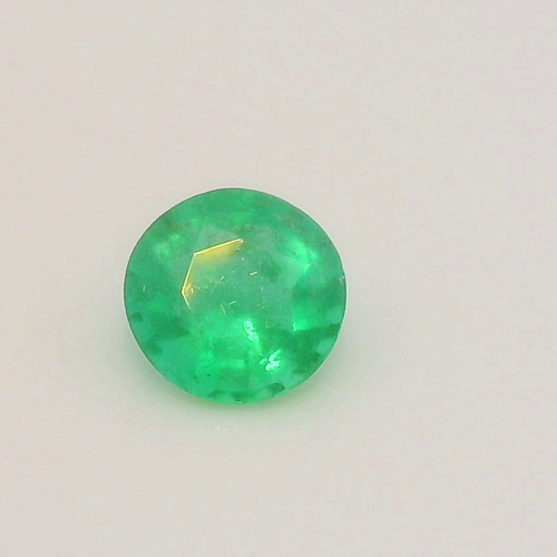 0.25 carat GREEN Round Smaragdas (1)