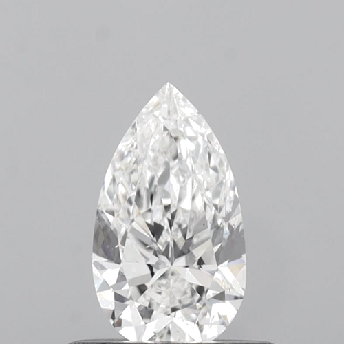 0.5 carat E-SI1 Natūralus Pear Deimantas (1)