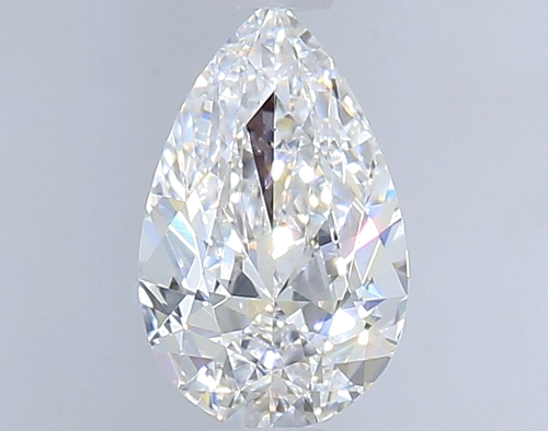 0.5 carat D-VS1 Natūralus Pear Deimantas (1)