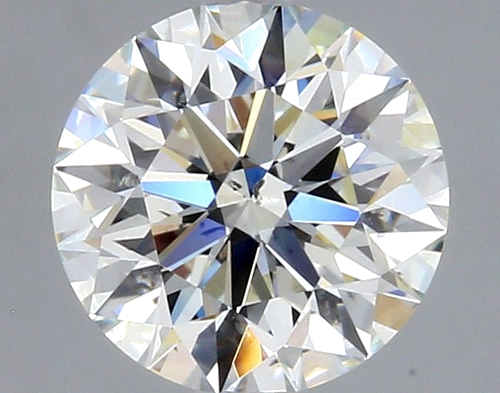 0.91 carat J-SI1 Excellent cut Natūralus Round Deimantas (1)