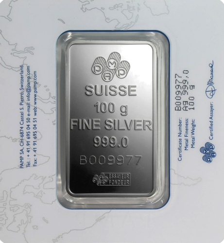 100 g Silver Bar Lady Fortune PAMP (2)