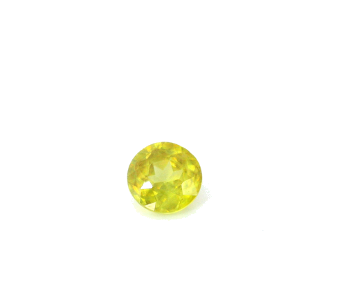 0.58 carat YELLOW Round Sphene (1)
