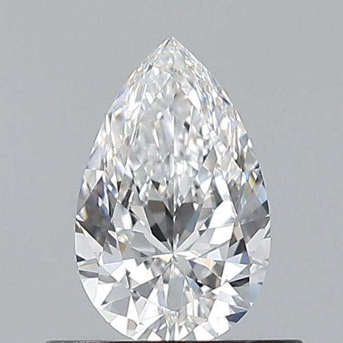 0.5 carat D-VS1 Natūralus Pear Deimantas (1)