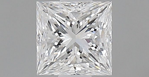 0.51 carat D-VS2 Natūralus Princess Deimantas (1)