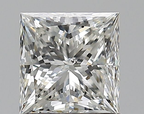 0.91 carat H-SI1 Natūralus Princess Deimantas (1)