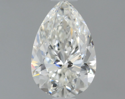 0.5 carat H-IF Natūralus Pear Deimantas (1)