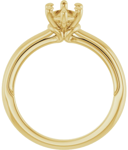 Sužadėtuvių Žiedas „Solitaire“ 585 Geltonojo Aukso Marquise 12mm x 6mm (2)