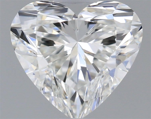 0.75 carat H-VVS1 Natūralus Heart Deimantas (1)