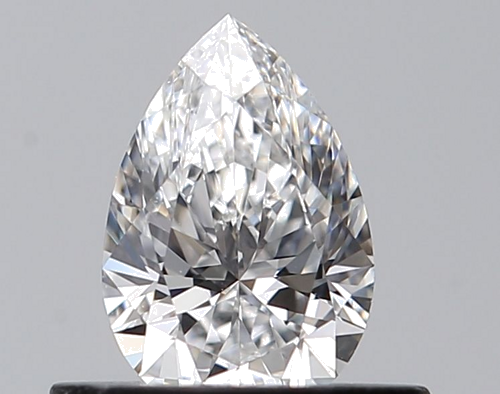 0.43 carat D-VVS2 Natūralus Pear Deimantas (1)