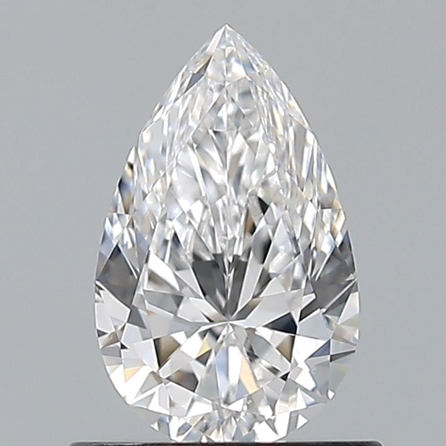 0.7 carat E-VS2 Natūralus Pear Deimantas (1)