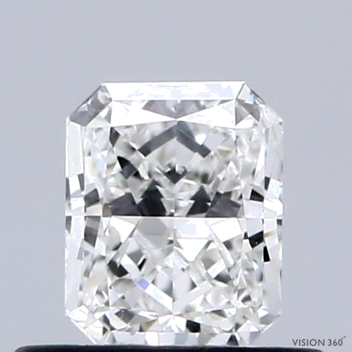 0.51 carat G-SI2 Natūralus Radiant Deimantas (1)