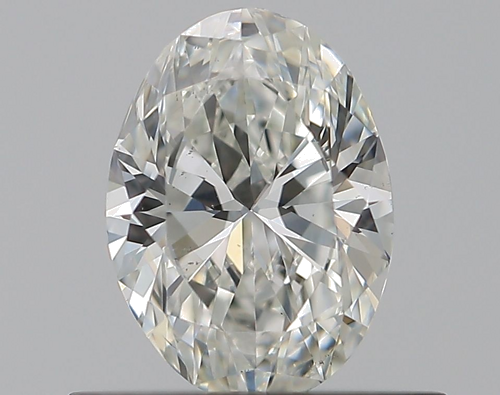 0.5 carat I-VS2 Natūralus Oval Deimantas (1)