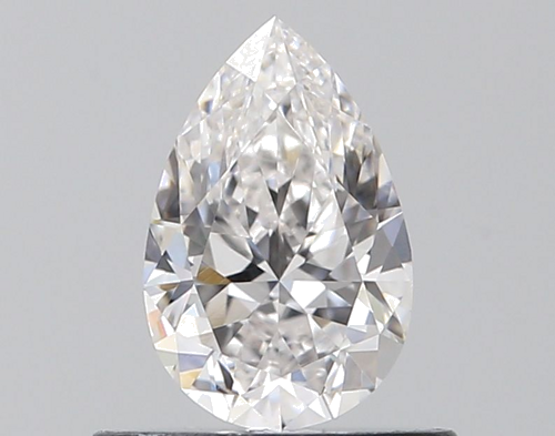 0.51 carat E-VVS2 Natūralus Pear Deimantas (1)