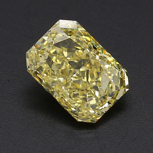 2.13 carat Fancy Intense Yellow-SI2 Natūralus Radiant Deimantas (1)