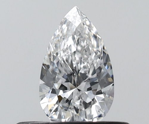 0.31 carat D-VVS2 Natūralus Pear Deimantas (1)