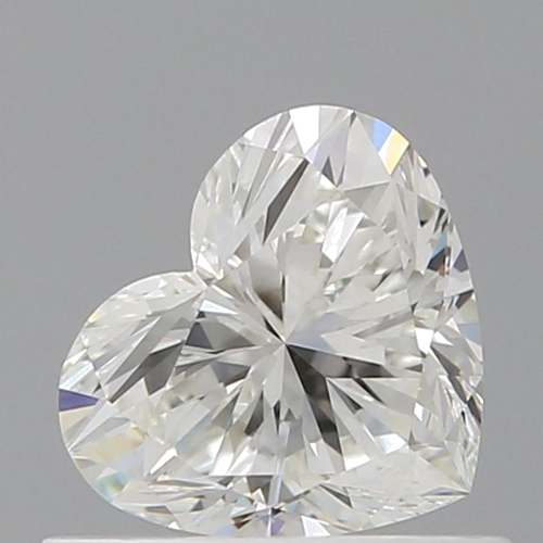 0.6 carat I-VVS1 Natūralus Heart Deimantas (1)