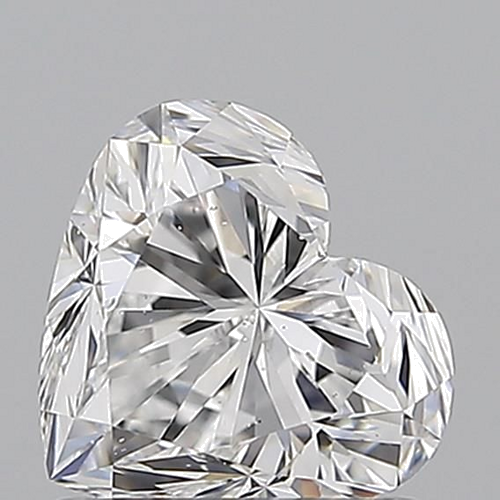 1.02 carat D-SI1 Natūralus Heart Deimantas (1)