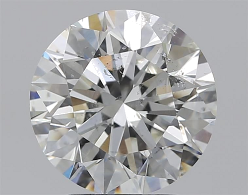 2.7 carat I-SI2 Excellent cut Natūralus Round Deimantas (1)