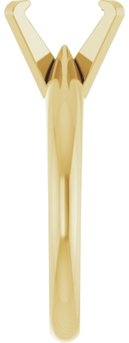 Sužadėtuvių Žiedas „Heavyweight Solitaire“ 14k yellow gold Emerald 7mm x 5mm (4)