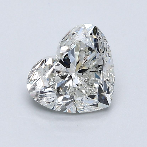 1.51 carat I-SI2 Natūralus Heart Deimantas (1)